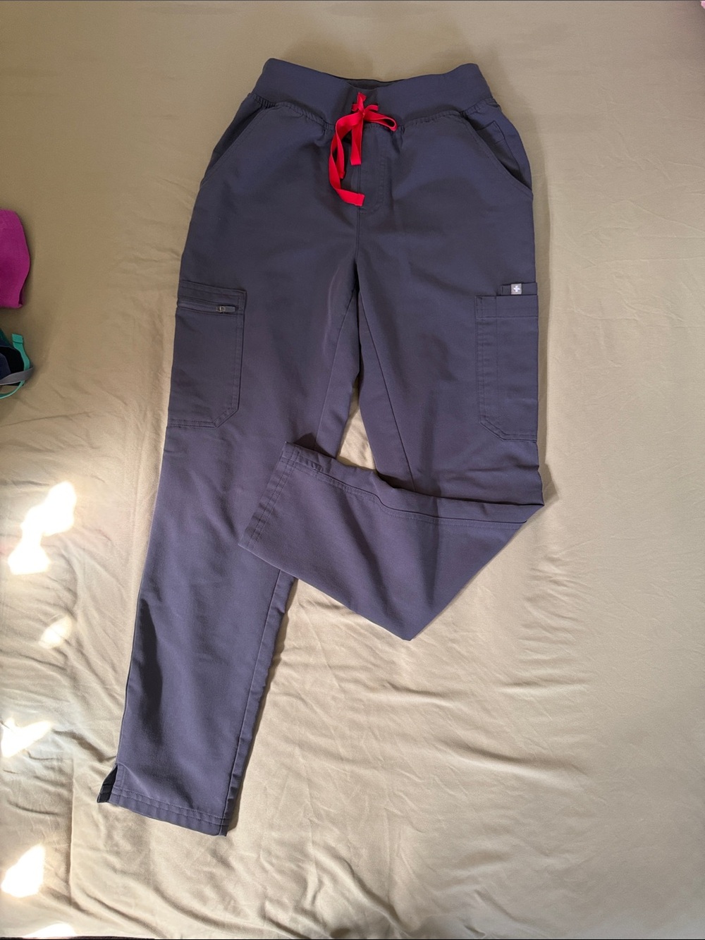 Yola High-Rise Slim Scrub Pant